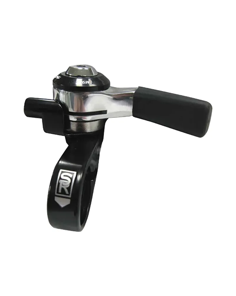 SunRace Shifter Right SLM96 Shimano Compatible - 9S, Right, Clamp 22.2, Black/Silver