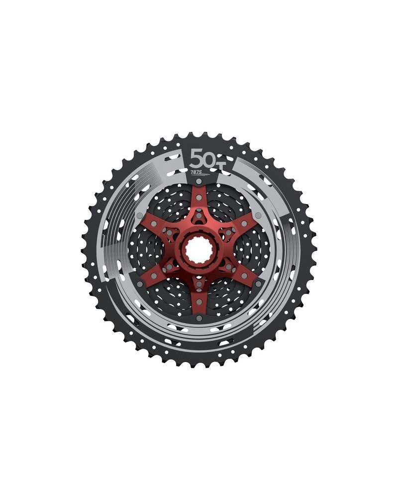 Sunrace Cassette 11 Speed MTB 11-50, Black, 42T And 50T Anodized