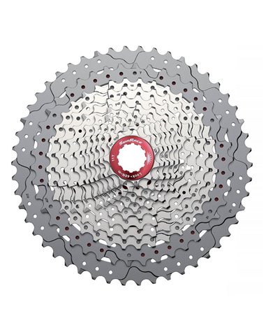 Sunrace Cassette 12 Speed 10-50 Mz91 Xd, 42T And 50T Anodized, Silver Colour