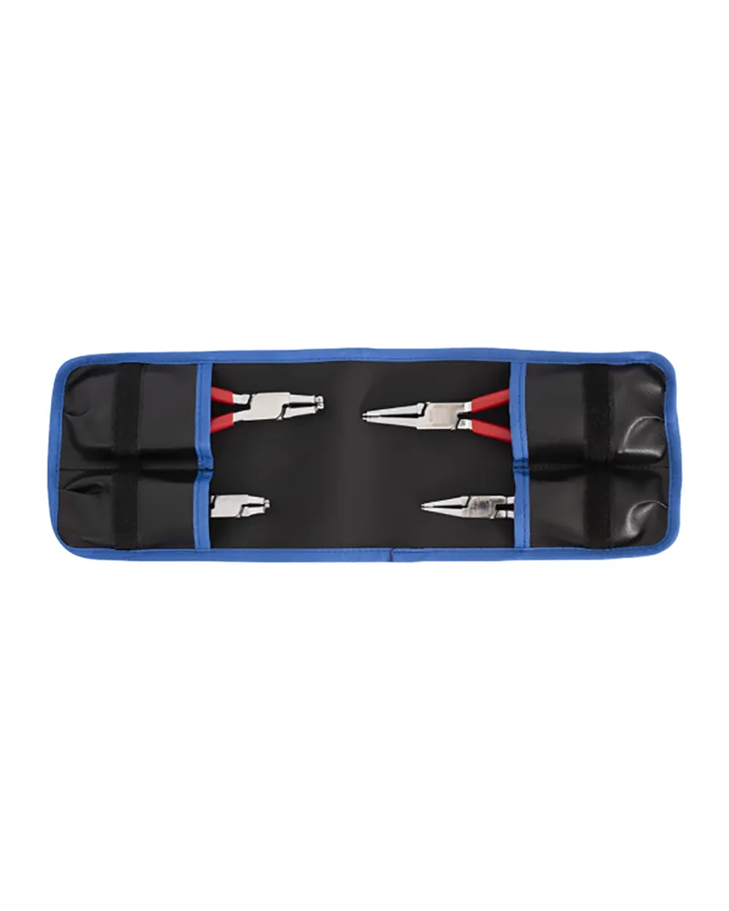 Unior Set 4 Pinze 539/1PRCT per Seeger Interni - per Seager 12-25 mm e 19-60 mm
