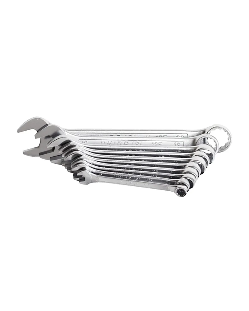 Unior Set of Short Type Combination Wrenches 125/1CB In Carton Box - 8-22 mm