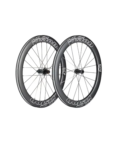 Vision Wheelset Metron 60 SL Silver Decal Carbon C21 TLR Disc 28/700C B1 - SH11/HG, Center Lock
