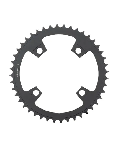 Vision Chainring Powerbox Aero BCD 110 mm Asymmetric ABS 4-Bolts 2 X 12S - 44 T Black, WB706