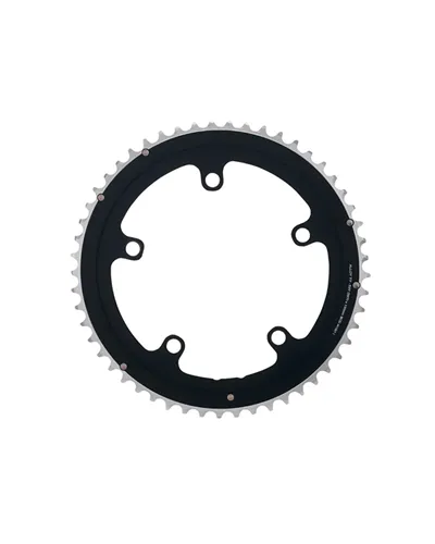 Vision Chainring TT Metron BCD 130 mm 5-Bolts 2 X 11S - 56 T Black, WA235