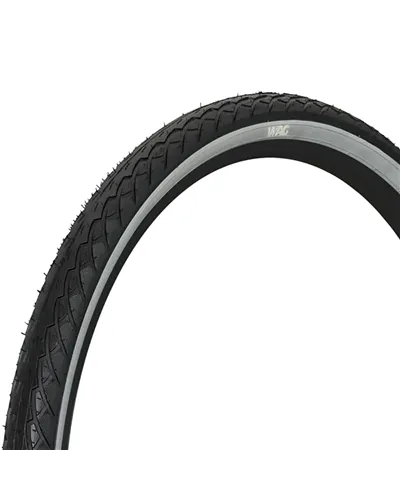 WAG Tyre SA206 City - 20X1.75, Black White, Rigid