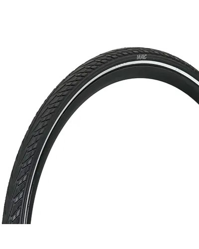 WAG Tyre SA234 Trekking - 700X38 , Black Reflective, Anti Puncture, Rigid