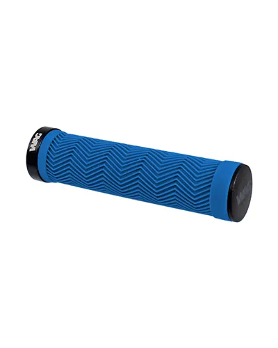 WAG Grips Wave Lock-On - Light Blue Black