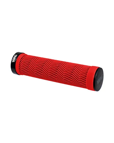 WAG Grips Wave Lock-On - Red Black