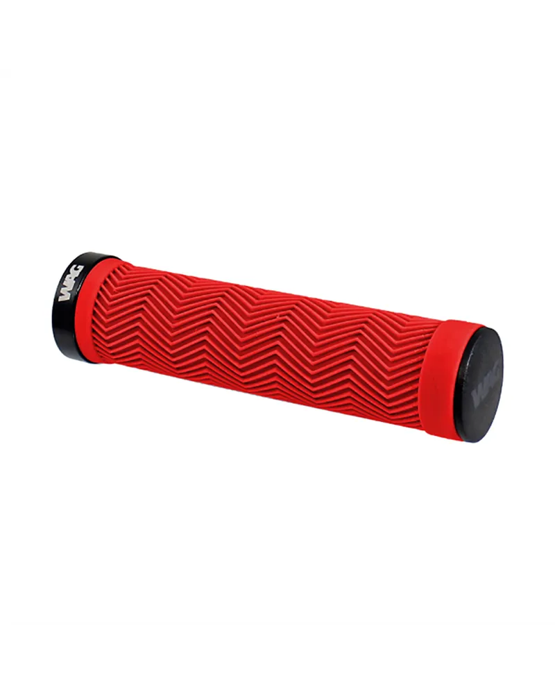 WAG Grips Wave Lock-On - Red Black