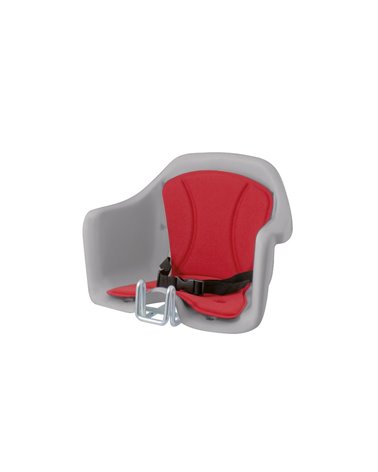RMS Front Child Bike Seat Milu', Light Gray With Red Lining