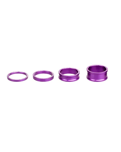 Wolf Tooth Kit Headset Spacer 1 1/8 - 3-5-10-15 mm, Ultraviolet