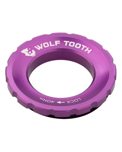 Wolf Tooth Lockring Chiusura Disco Center Lock - Ghiera Esterna, Ultraviolet