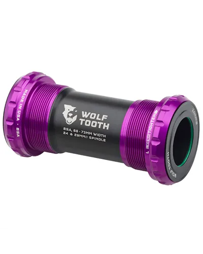 Wolf Tooth Bottom Bracket BSA for Axle 24 mm Shimano - Ultraviolet