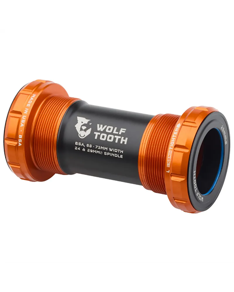 Wolf Tooth Movimento Centrale BSA Filetto Inglese per Perno 29 mm DUB Sram - Arancio