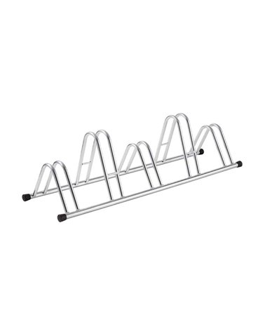 RMS Bike Rack For 5 Bikes, Silver Color.