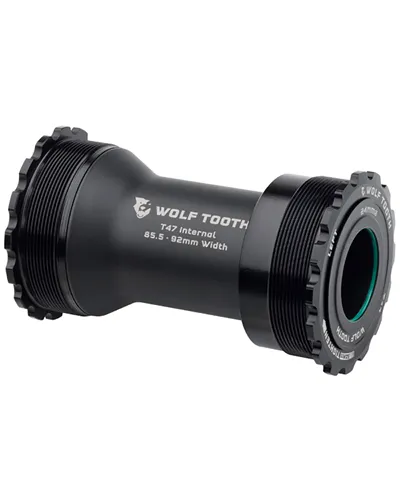 Wolf Tooth Bottom Bracket Road T47 85.5 for Axle 24 mm Shimano - Black