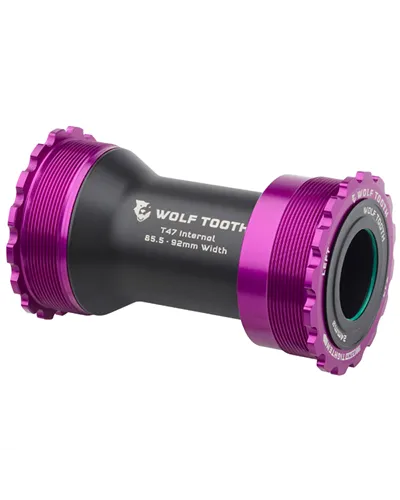 Wolf Tooth Bottom Bracket Road T47 85.5 for Axle 24 mm Shimano - Ultraviolet