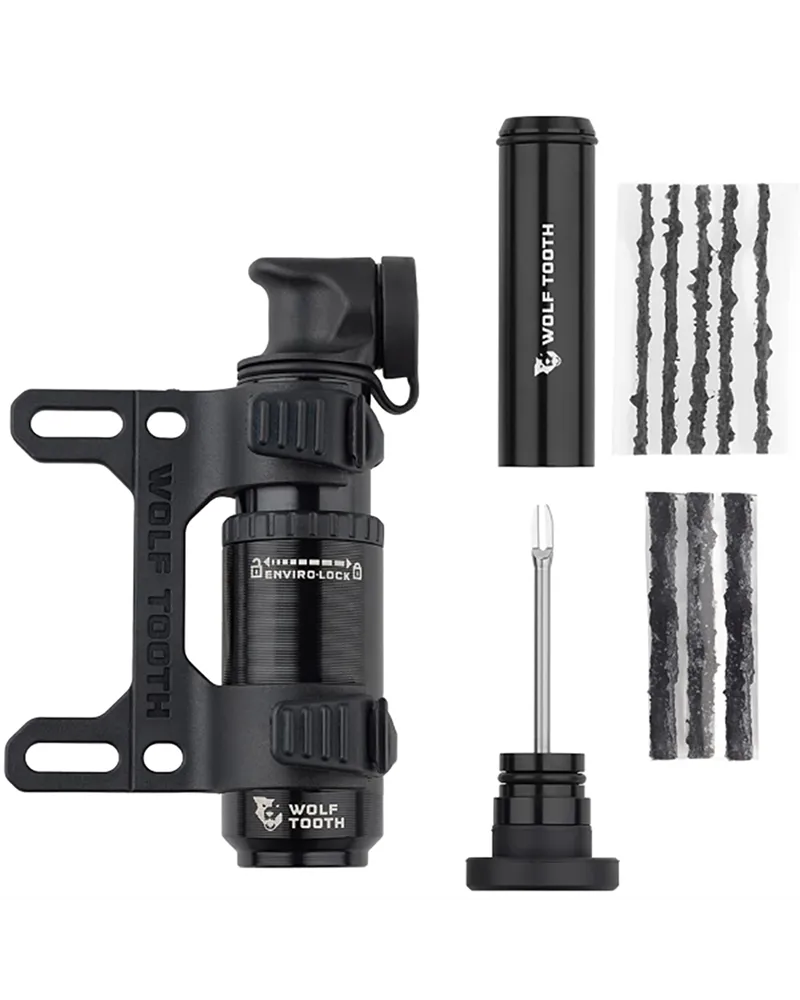 Wolf Tooth Encase Pump - 30cc, Tubeless Tire Plug Tool, Black