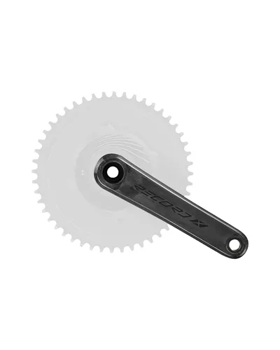 Campagnolo Coppia Pedivelle Misuratore di Potenza Record X Wireless Carbon QCK-Tech TI 1X 13V - 170 mm, Nero