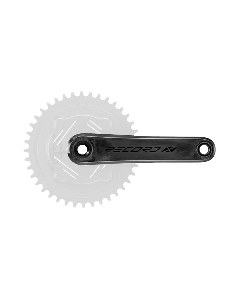 Campagnolo Coppia Pedivelle Record Wireless Carbon QCK-Tech TI 1X 13V - 170 mm, Nero