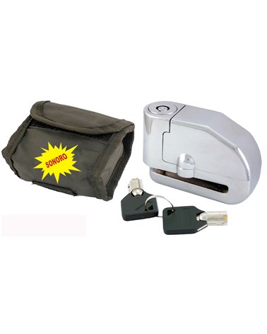 RMS Disc Lock with Alarm and Bag (Pin 6mm)