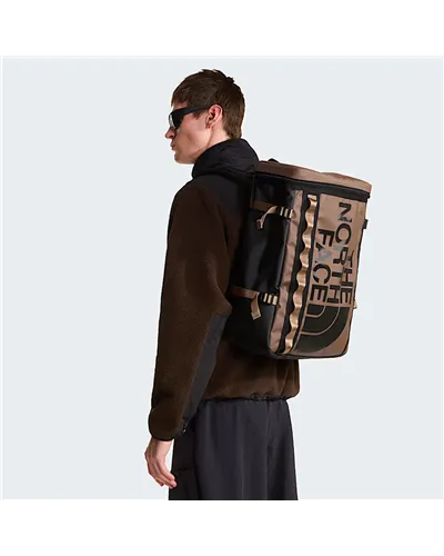 The North Face Base Camp Fuse Box Zaino 30 Litri Compatibile con Laptop 15", Smokey Brown/TNF Black/Garnet