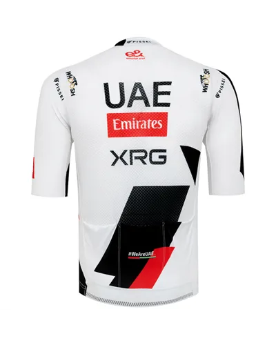 Pissei UAE Emirates XRG 2026 Team Replica Men's Short Sleeve Cycling Jersey, White