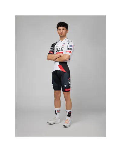Pissei UAE Emirates XRG 2026 Team Replica Men's Short Sleeve Cycling Jersey, White