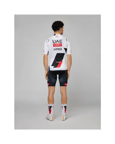 Pissei UAE Emirates XRG 2026 Team Replica Men's Short Sleeve Cycling Jersey, White