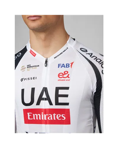 Pissei Magistrale Ultra UAE Emirates XRG 2026 Official Team Men's Short Sleeve Cycling Jersey, White