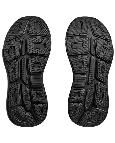 Hoka One One Bondi 9 Wide Scarpe Running Uomo, Black/Black