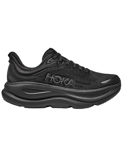 Hoka One One Bondi 9 Wide Scarpe Running Uomo, Black/Black