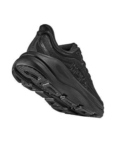 Hoka One One Bondi 9 Wide Men's Shoes, Black/Black