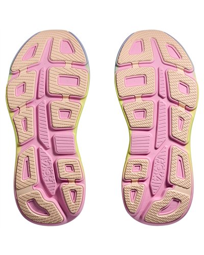 Hoka Bondi 9 Women's Running Shoes, Glimmering Blue/Overcast