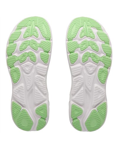 Hoka Clifton 11 Scarpe Running Donna, Frost/Neon Yuzu