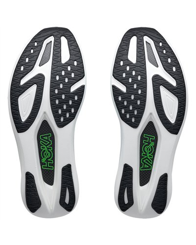 Hoka Rocket X 3 Unisex Running Shoes, Frost/Electric Lime