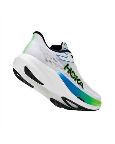 Hoka Rocket X 3 Unisex Running Shoes, Frost/Electric Lime