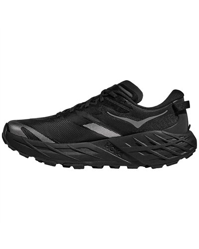 Hoka Speedgoat 7 Men's Trail Running Shoes, Black/Outer Orbit