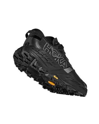 Hoka Speedgoat 7 Men's Trail Running Shoes, Black/Outer Orbit