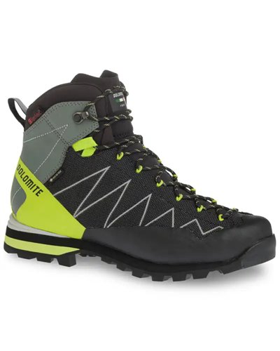 Dolomite Crodarossa Pro GTX Gore-Tex 2.0 Scarponi Uomo, Silver Green/Lime Green
