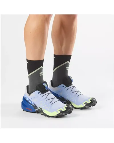 Salomon Speedcross 6 GTX Gore-Tex Icon Scarpe Trail Running Uomo, Brunnera Blue/Surf The Web/Black