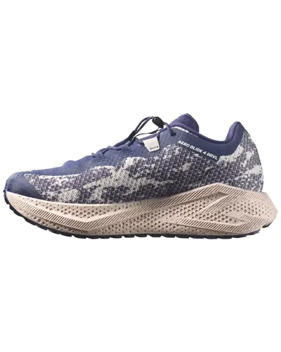 Salomon Aero Glide 4 GRVL Scarpe Trail Running Uomo, Maritime Blue/Silver Cloud/White