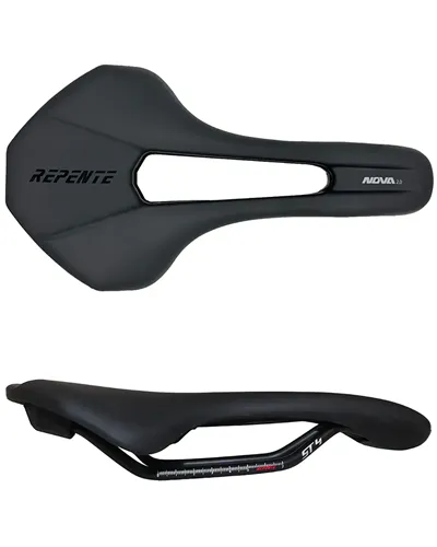 Repente Saddle Nova 2.0 ST4 142 Steel, Black