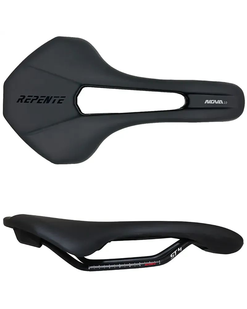 Repente Saddle Nova 2.0 ST4 142 Steel, Black