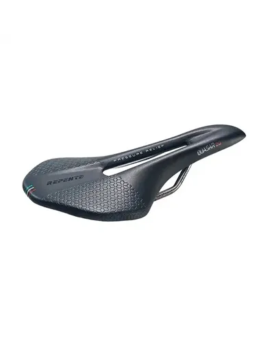 Repente Saddle Quasar 2.0 142 Shot 304 Steel, Black
