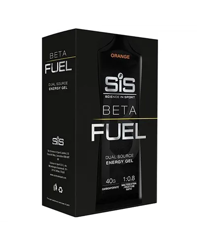 SIS Beta Fuel Energy Gel + Nootropics Orange, 60ml (6 gels box)