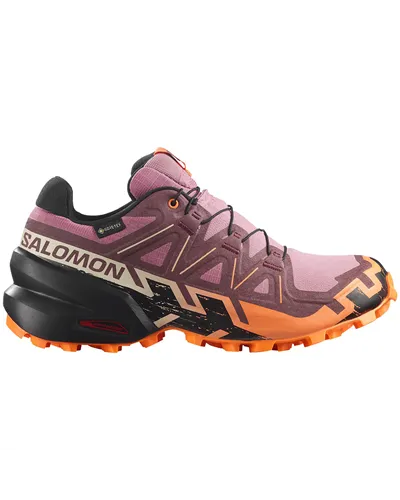 Salomon Speedcross 6 GTX Gore-Tex Scarpe Trail Running Donna, Dusky Orchid/Huckleberry/Nectarine
