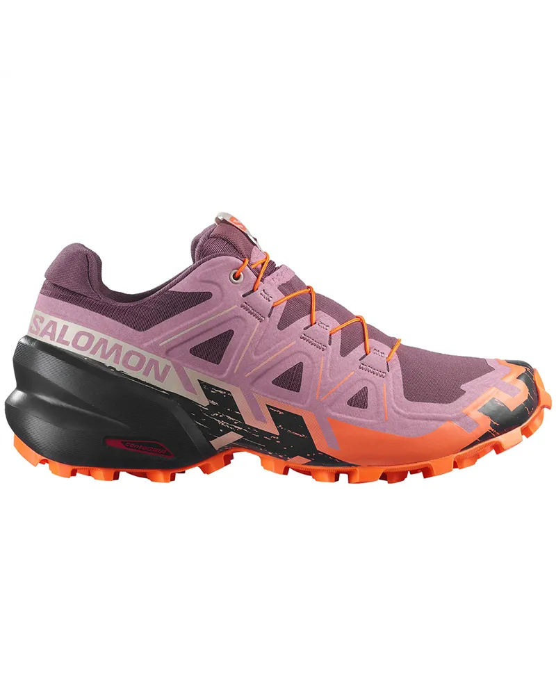 Salomon Speedcross 6 Women's Trail Running Shoes, Huckleberry/Dusky Orchid/Nectarine