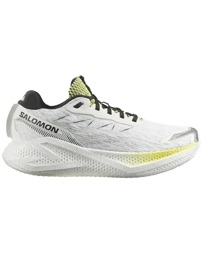 Salomon Aero Glide 4 GRVL Men's Trail Running Shoes, White/Sunny Lime/Black