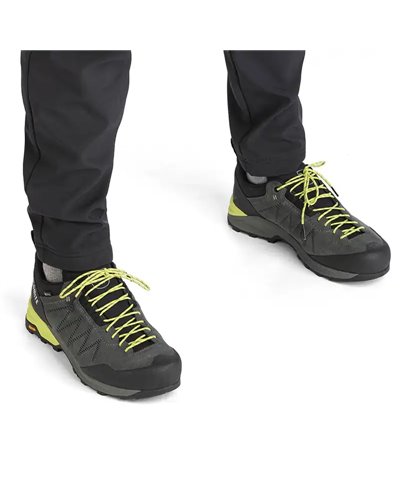 Dolomite Crodarossa Leather GTX Gore-Tex Scarpe Uomo, Silver Green/Lime Green